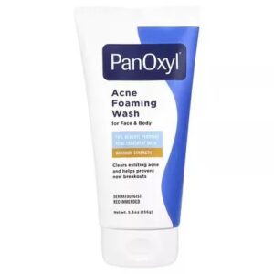 PanOxyl Acné Moussant Nettoyant Peroxyde de Benzoyle 10% 156g