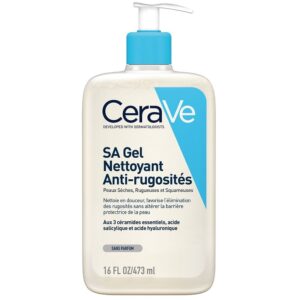 Cerave Gel Nettoyant Sa Anti-rugosités pour les peaux sèches et rugueuses 473ml