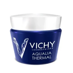Vichy Aqualia Thermal Effet Spa – Soin De Nuit ou Masque Gel-crème Ressourçant Défatigant 75ml