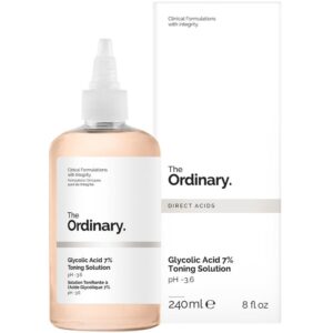 The Ordinary Solution Tonifiante à l’Acide Glycolique 7% Lotion Acide Direct | 240ml