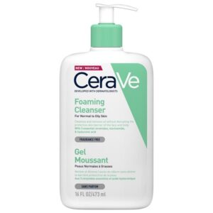 CeraVe Gel Nettoyant Moussant Peaux Normales à Grasses 473ml